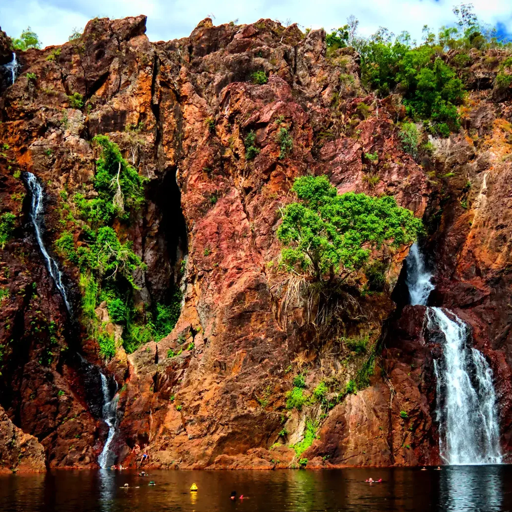 northern territory waterfall landscape
