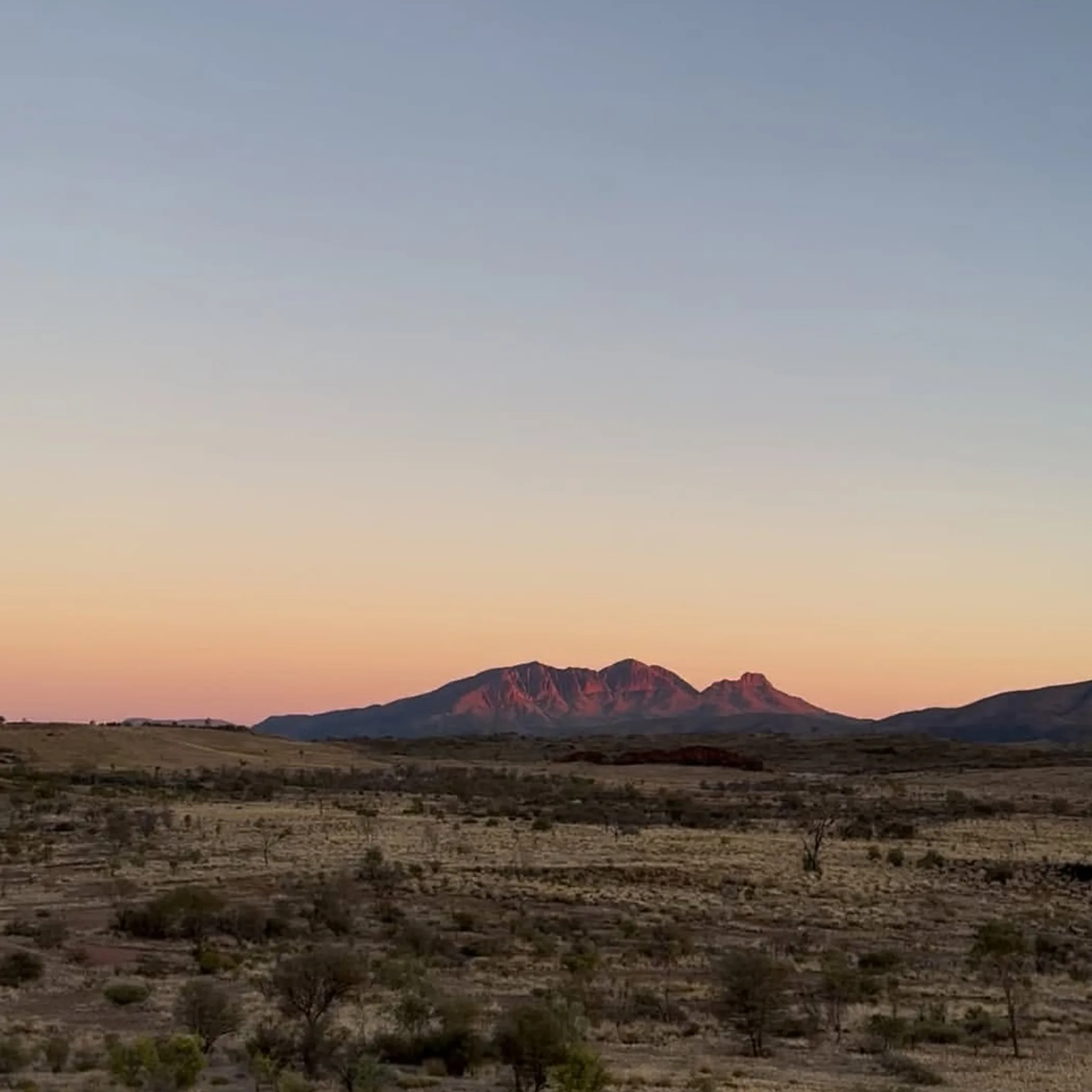 west macdonnell landscape at sunrise